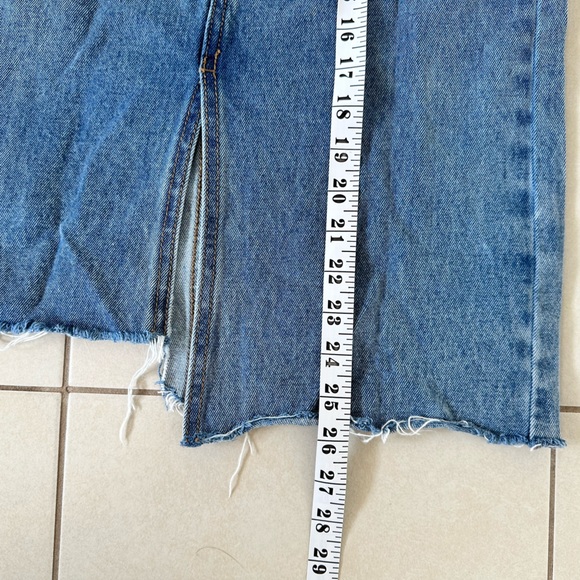 Asymmetric Overall Denim Dress | US XS - Picture 5 of 6